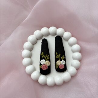 New Arrivals black rose hair clip